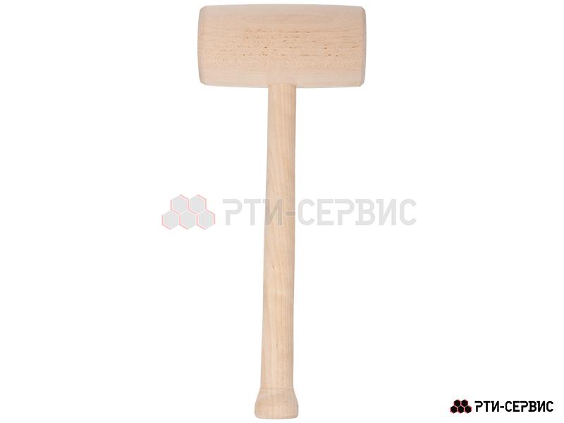 Киянка деревянная Ø60, 300 г, круглый боёк - фото 2