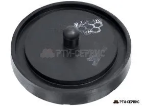 Накладка резиновая на домкрат подкатной ø99 h20 "AC Hydraulic". КОРД - фото 1