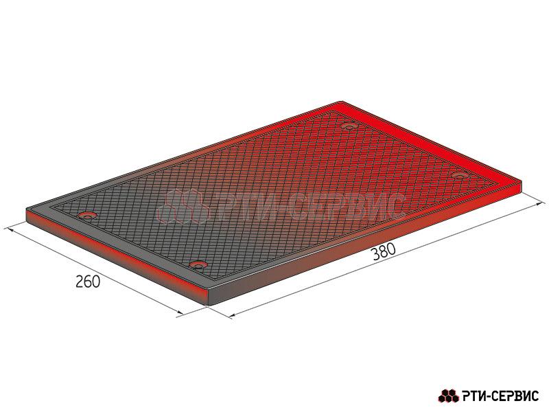 Накладка резиновая для подъемников "JAB". - фото 2