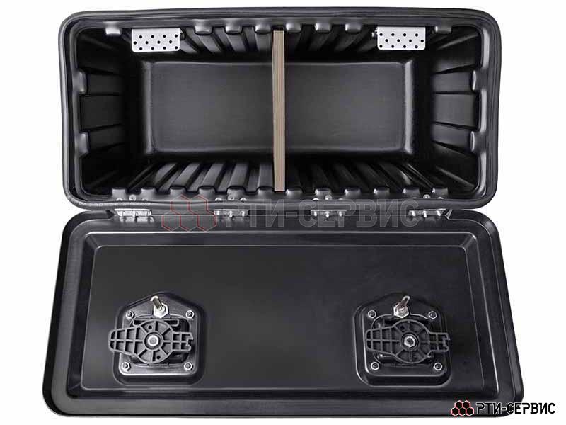 Ящик инструментальный пластиковый для грузовиков 750x350x450 с замками (79 л) - фото 2