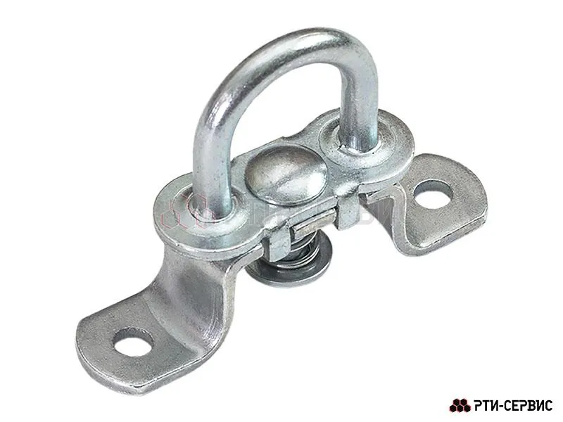 Скоба бортовая поворотная, 40х15 мм, Zn (цинк) 10 шт.