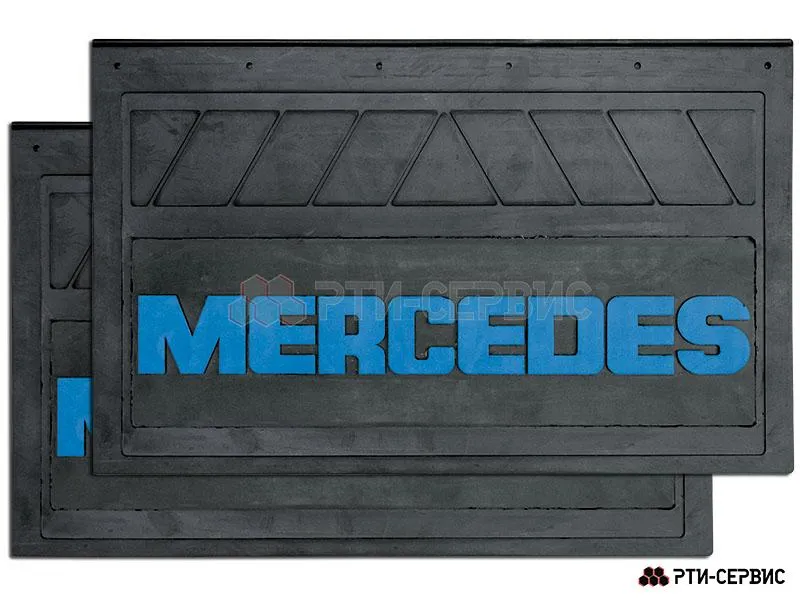 Брызговик 580х360 мм Mercedes (синий)